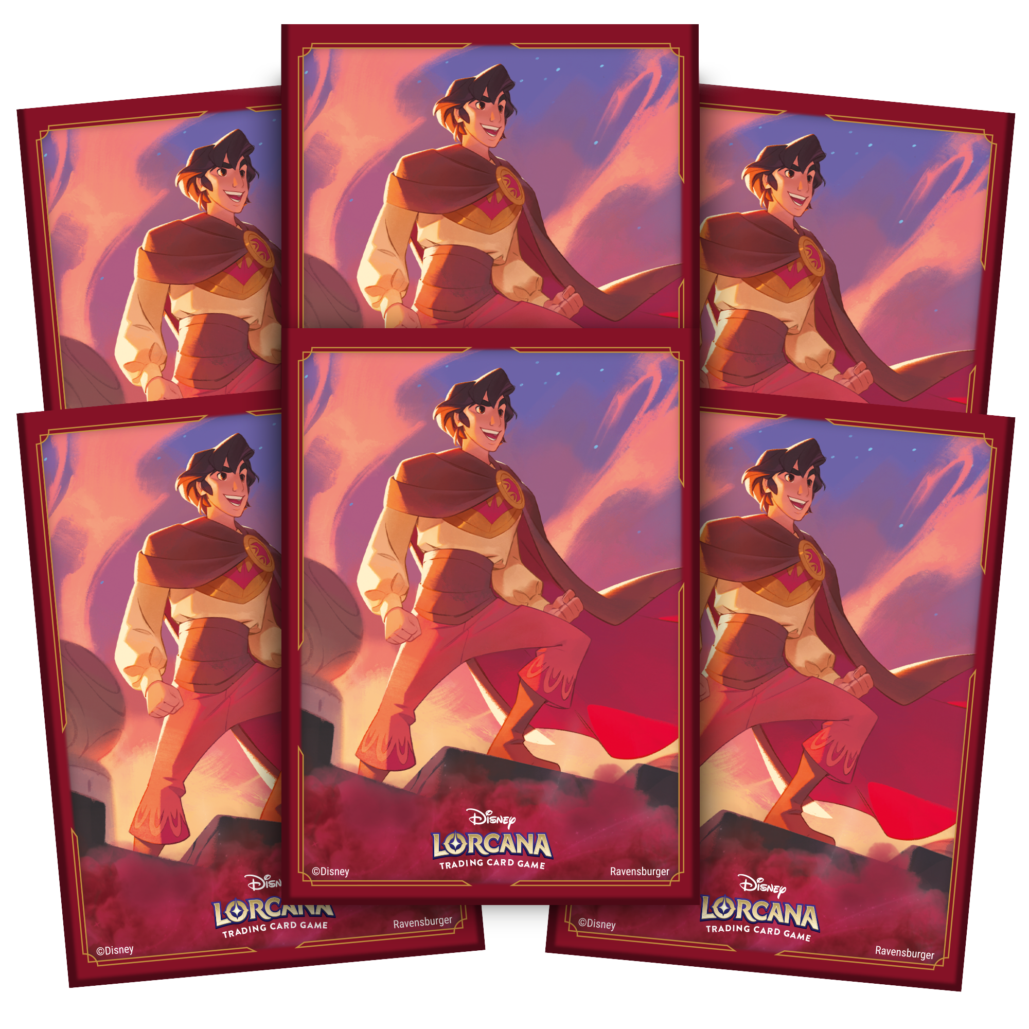 Card Sleeves: Disney Lorcana- Shimmering Skies- Aladdin | 4050368984043