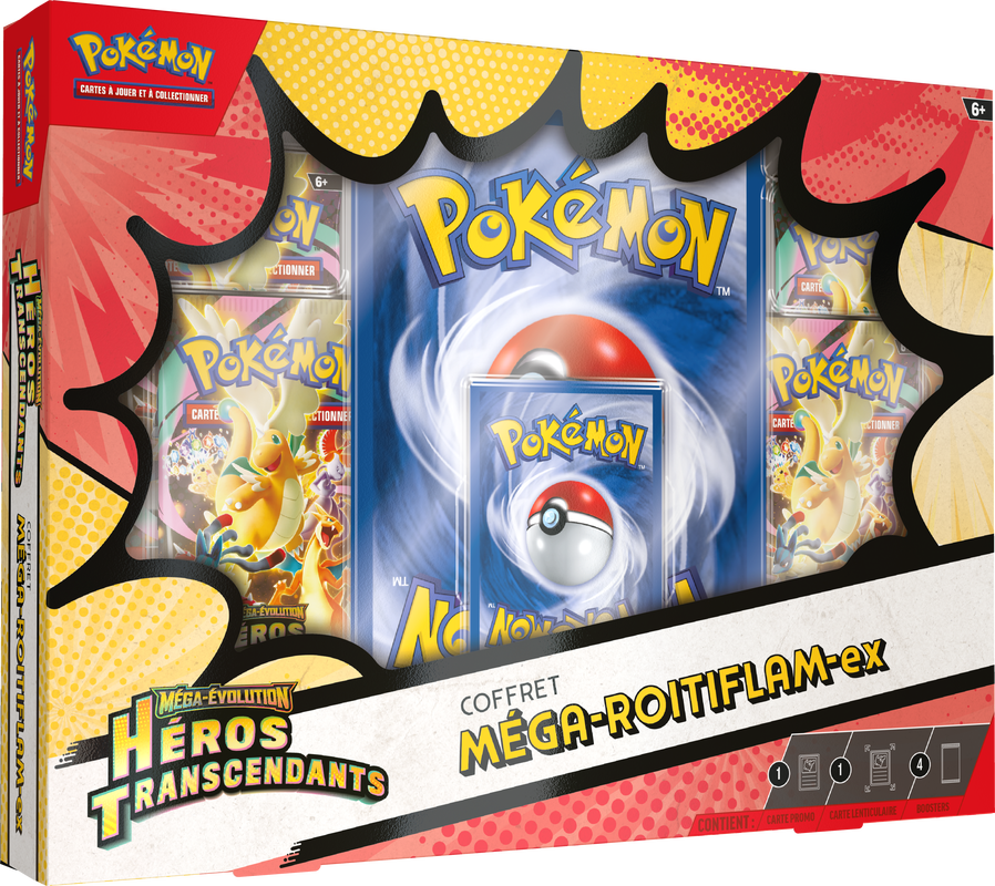 POKEMON FRENCH ME2.5 ASCENDED HEROES MEGA MEGANIUM/EMBOAR/FERALIGATR EX BOX | 196214131989