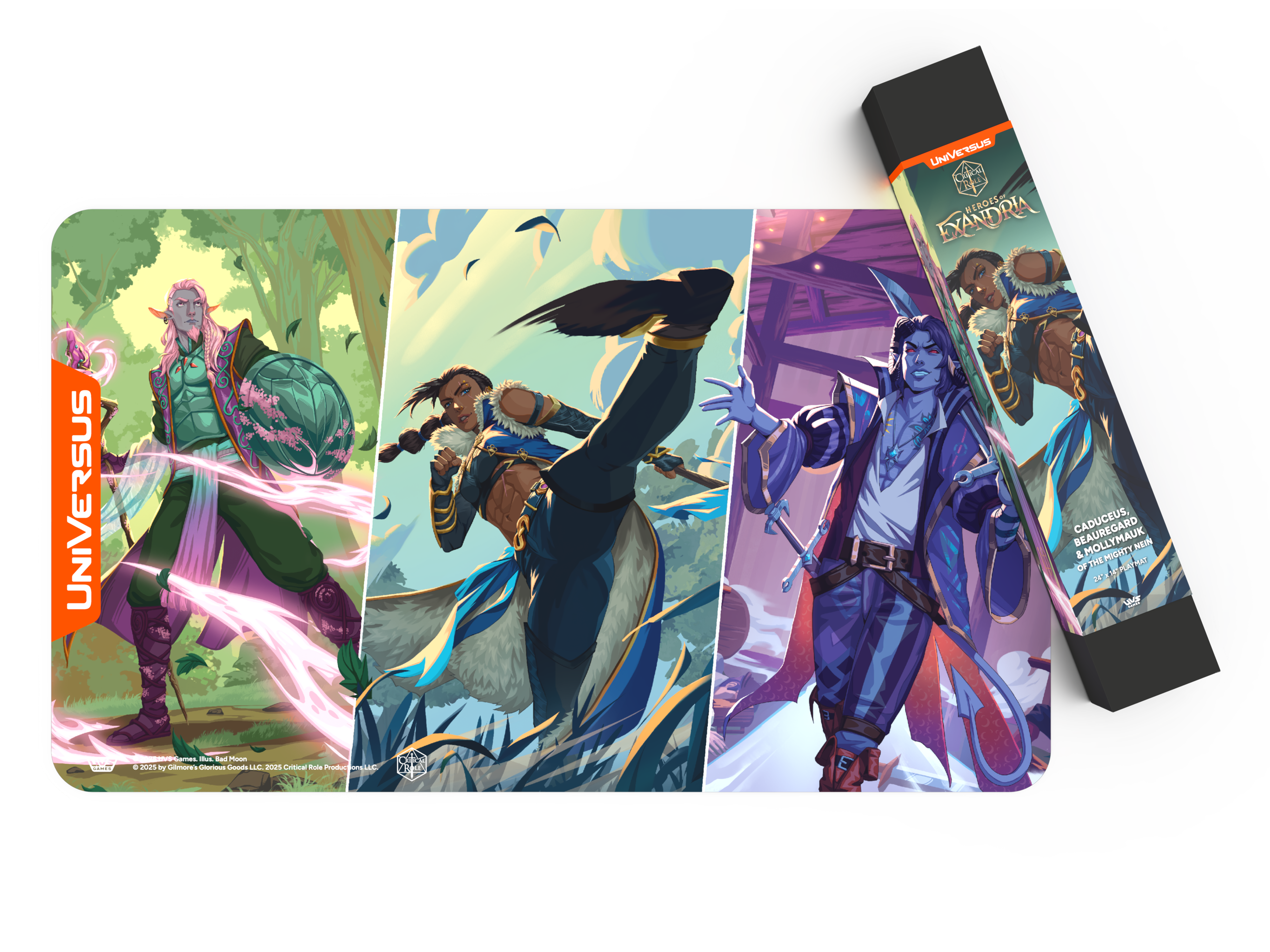 CRITICAL ROLE HEROES OF EXANDRIA PLAYMAT CADUCEUS, BEAUREGARD, MOLLYMAUK (6) | 810155272173
