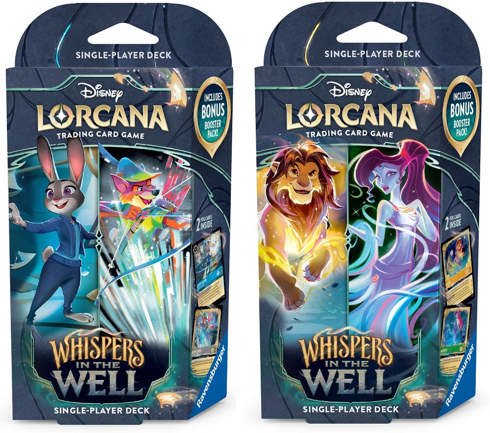 DISNEY LORCANA SET 10 WHISPERS IN THE WELL STARTER ASSORTMENT