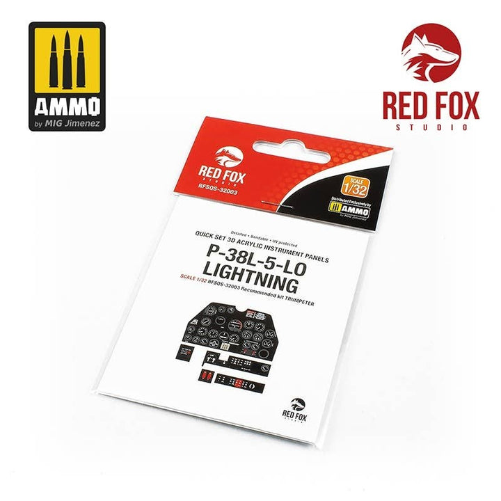 Red Fox Studio 1/32 P-38L-5-LO Lightning (for Trumpeter kit) | 5999571350025