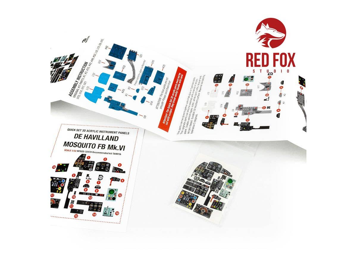 Red Fox Studio 1/32 DE Havilland Mosquito FB Mk.VI (for Tamiya kit) | 5999571350698