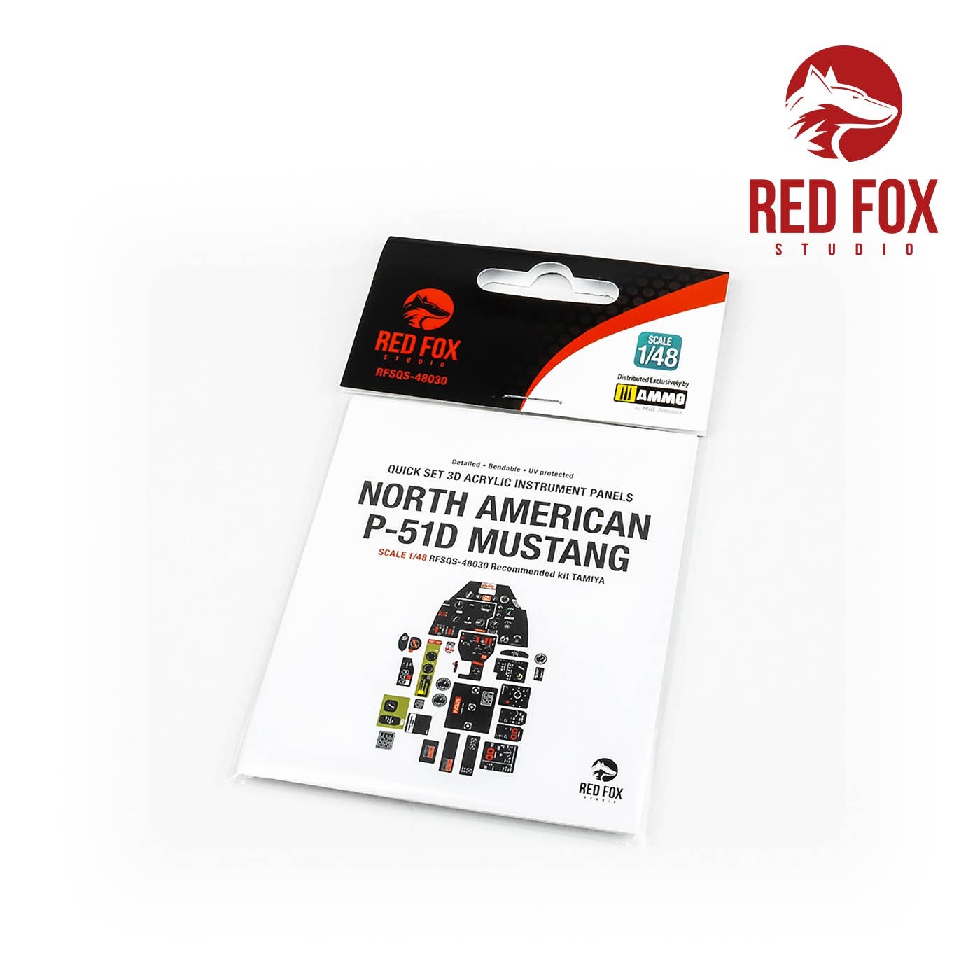 Red Fox Studio 1/48 P-51D Mustang (for Tamiya kit) | 5999571351794