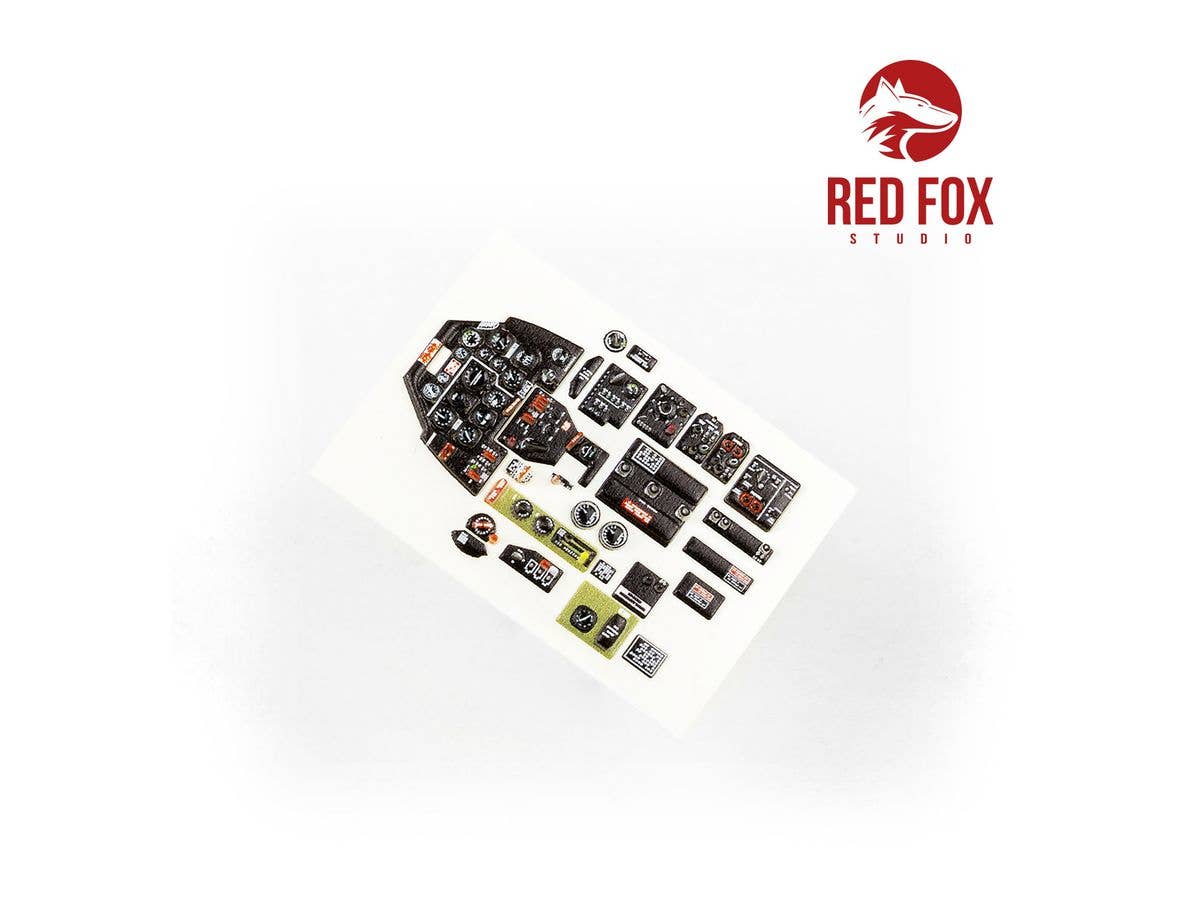Red Fox Studio 1/48 P-51D Mustang (for Tamiya kit) | 5999571351794