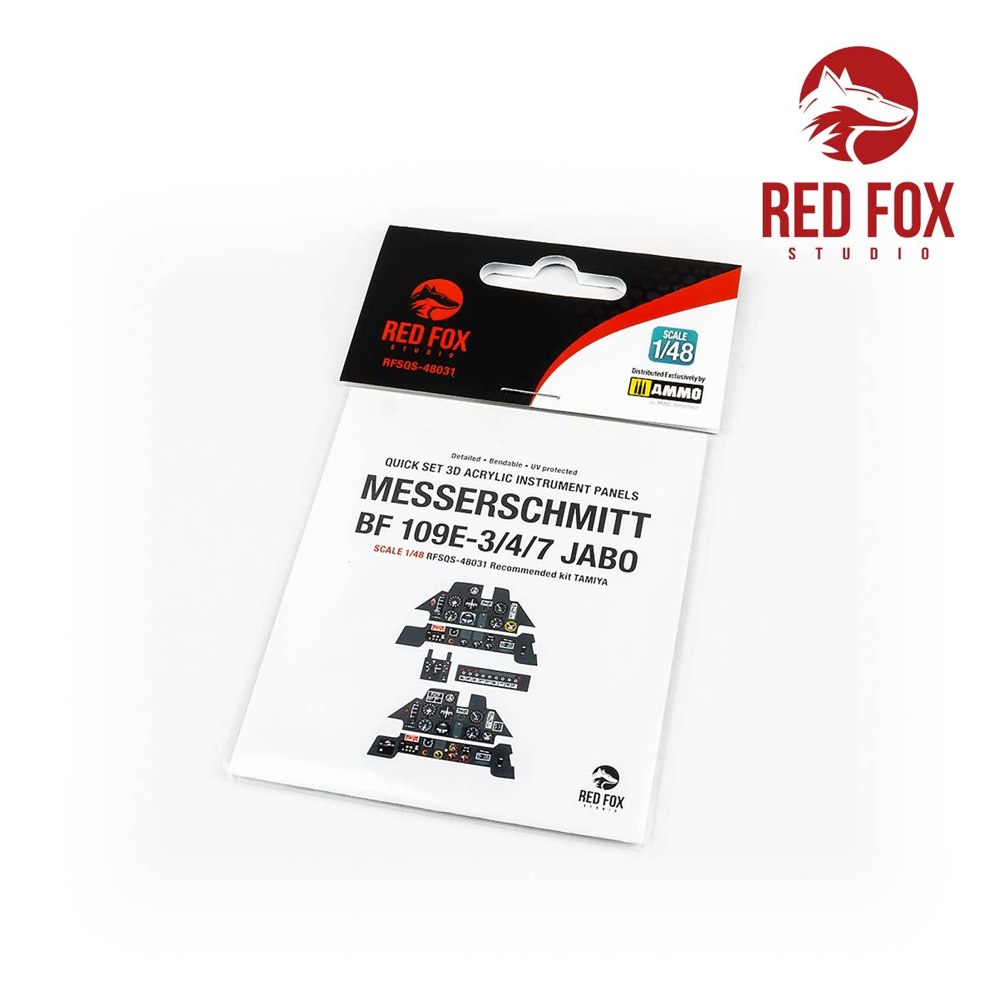 Red Fox Studio 1/48 Messerschmitt BF 109E-3/4/7 JABO (for Tamiya kit) | 5999571351800