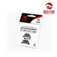 Red Fox Studio 1/48 Messerschmitt BF 109E-3/4/7 JABO (for Tamiya kit) | 5999571351800
