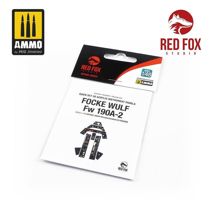 Red Fox Studio 1/48 Focke Wulf Fw 190A-2 (for Eduard kit) | 5999571351930