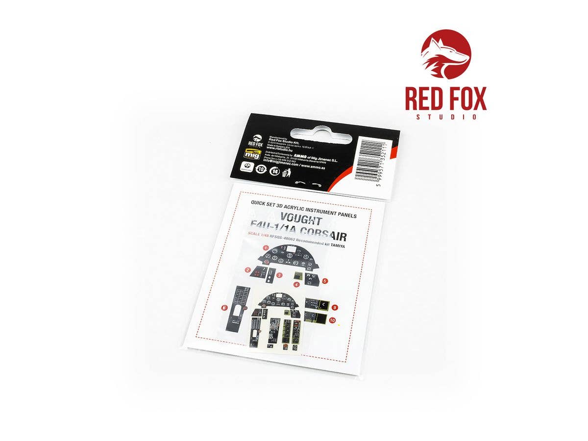Red Fox Studio 1/48 Vought F4U-1/1A Corsair (for Tamiya kit) | 5999571352111