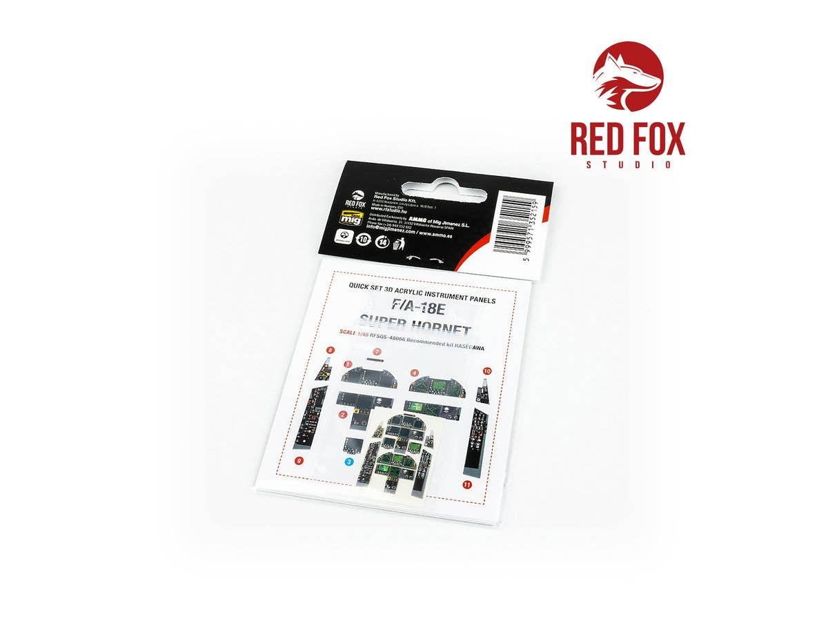 Red Fox Studio 1/48 F/A-18E Super Hornet (for Hasegawa kit) | 5999571352159
