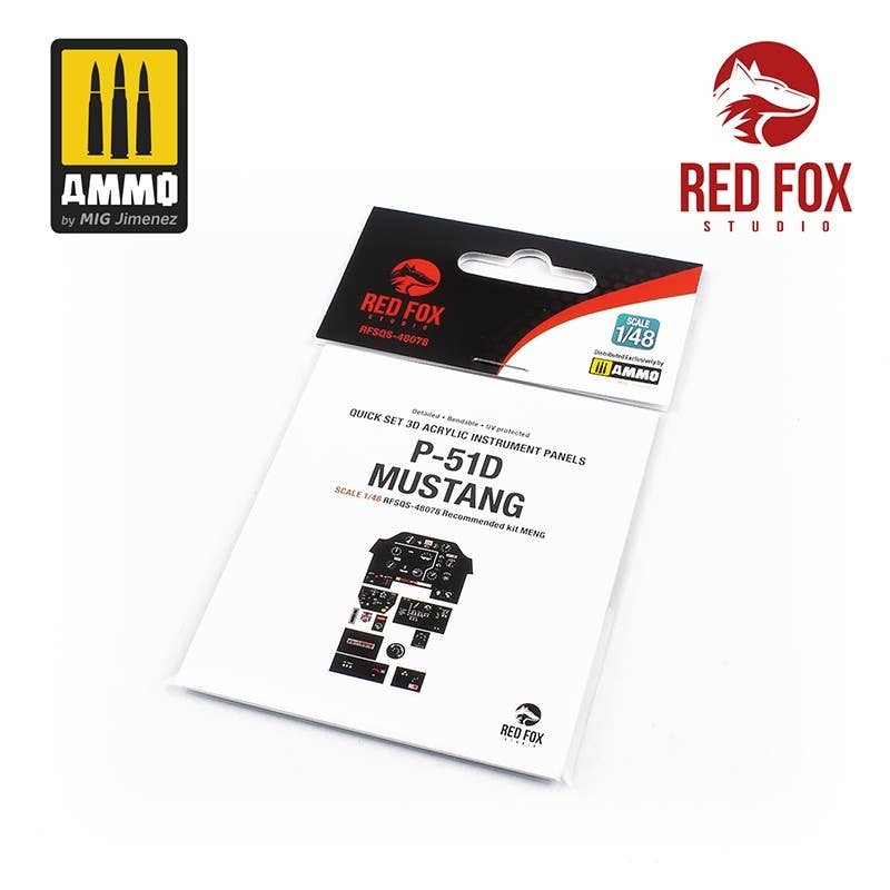 Red Fox Studio 1/48 P-51D-5 Mustang (for Meng Model kit) | 5999571352272