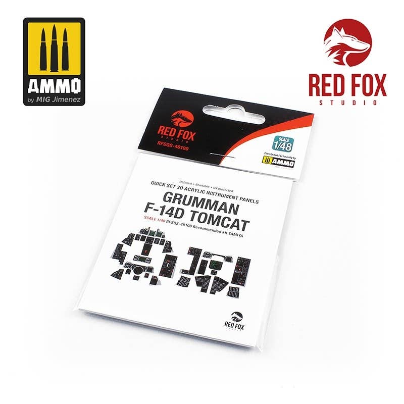 Red Fox Studio 1/48 Grumman F-14D Tomcat (for Tamiya kit) | 5999571352494