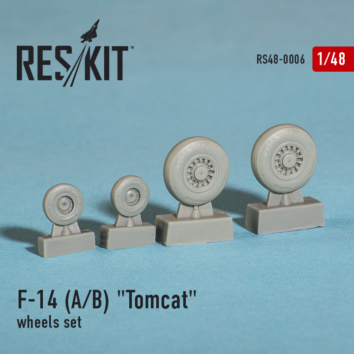 Res/Kit F-14 A/B 'Tomcat' wheels set | 4824594100061