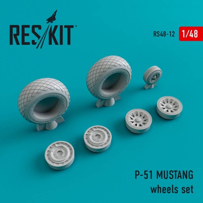 Res/Kit P-51 MUSTANG wheels set | 4824594100122