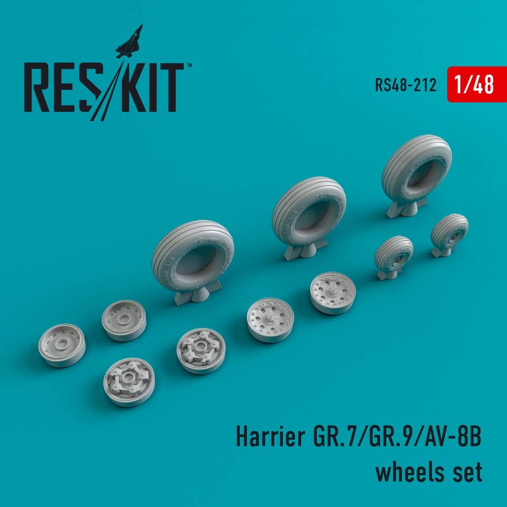 Res/Kit Harrier GR.7/GR.9/AV-8B wheels set | 4824594102126