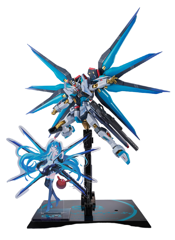 TAMASHII NATIONS STRIKE FREEDOM GUNDAM TYPEⅡ[HATSUNE MIKU Ver.] "GUNDAM 45th Anniversary×HATSUNE MIKU", TAMASHII NATIONS METAL ROBOT SPIRITS(4573102687715)