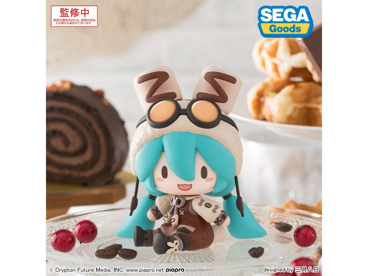 SEGA fuwa petit Hatsune Miku Series Chibi Figure Marshmallow Hot Cocoa | 4582733445755