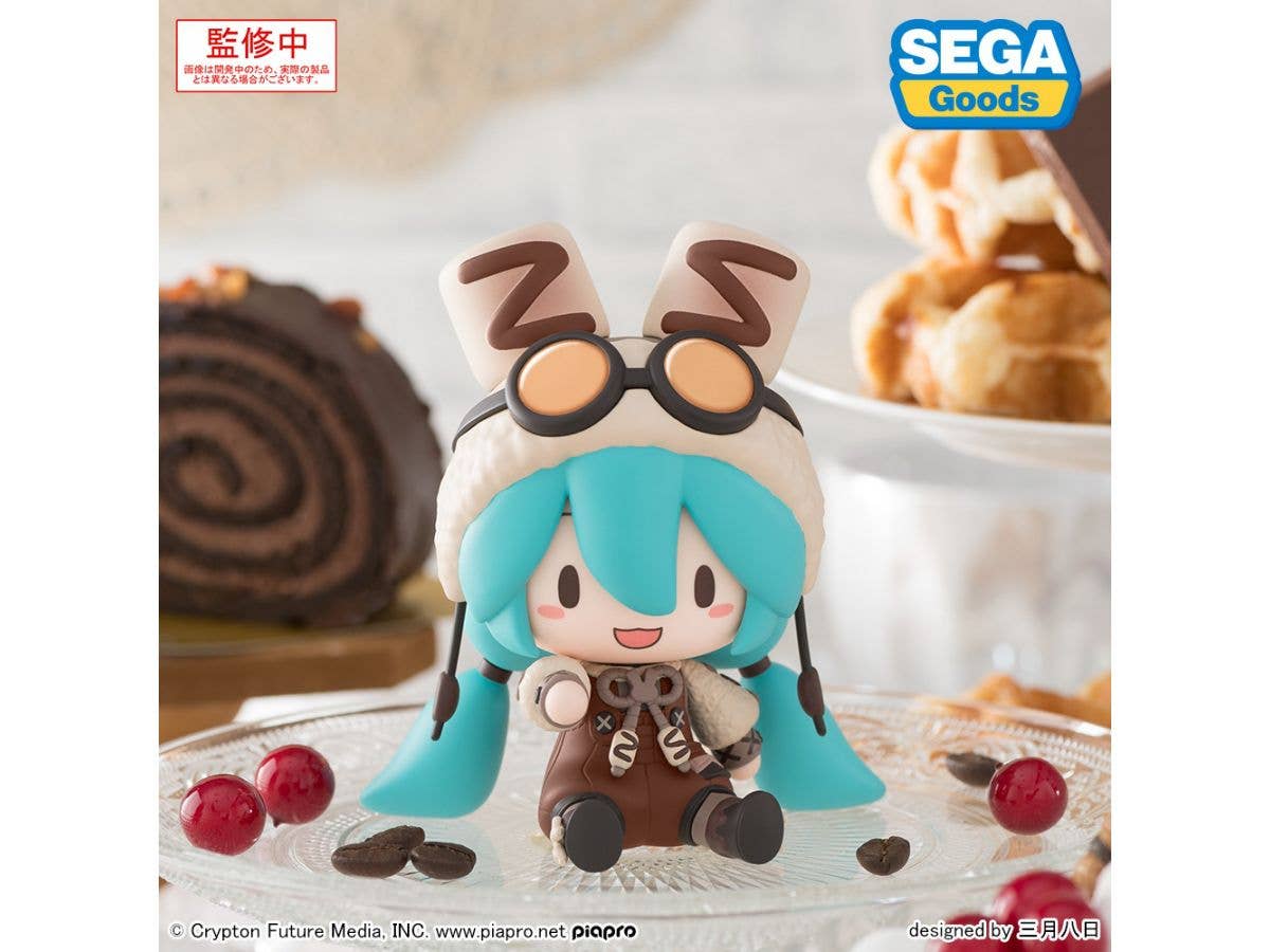 SEGA fuwa petit Hatsune Miku Series Chibi Figure Marshmallow Hot Cocoa | 4582733445755