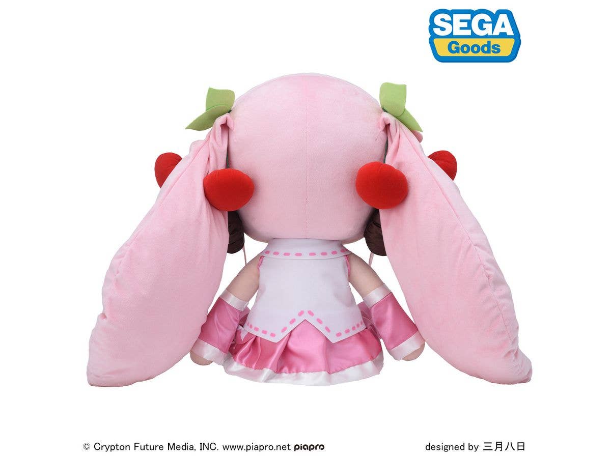 SEGA fuwa petit "Sakura Miku" Dodeka Jumbo Plush | 4582733451466