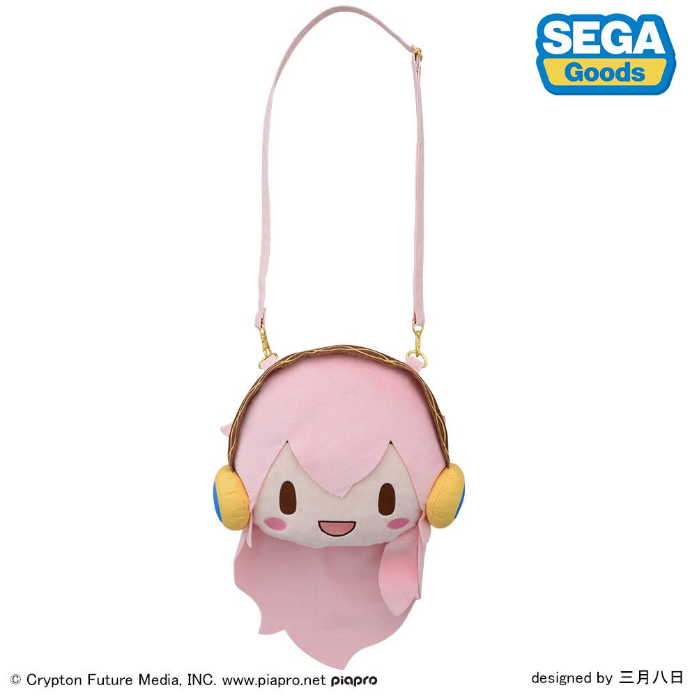 SEGA fuwa petit Megurine Luka Face Shoulder Bag (M) | 4582733453842