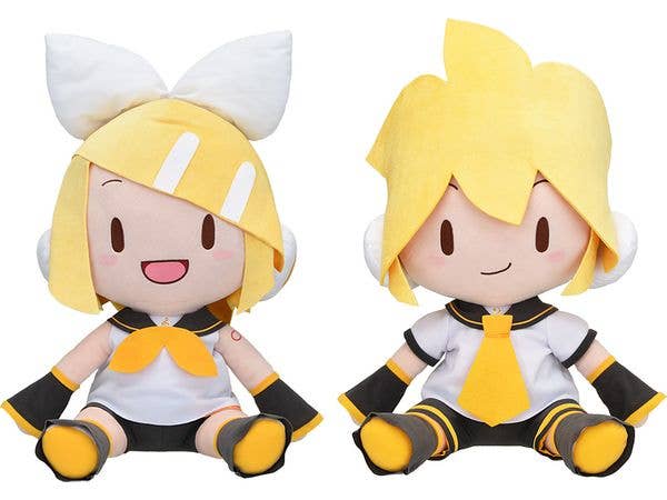 Character Vocal Series 02: Kagamine Rin/Len Series Hatsune Miku Rin Kagamine Fuwapuchi Dodeka Jumbo Plush | 4580779516125