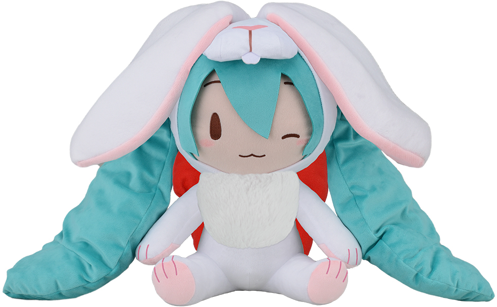 SEGA Fuwapetit "Hatsune Miku Rabbit 2023" Plush (LL) | 4580779529101