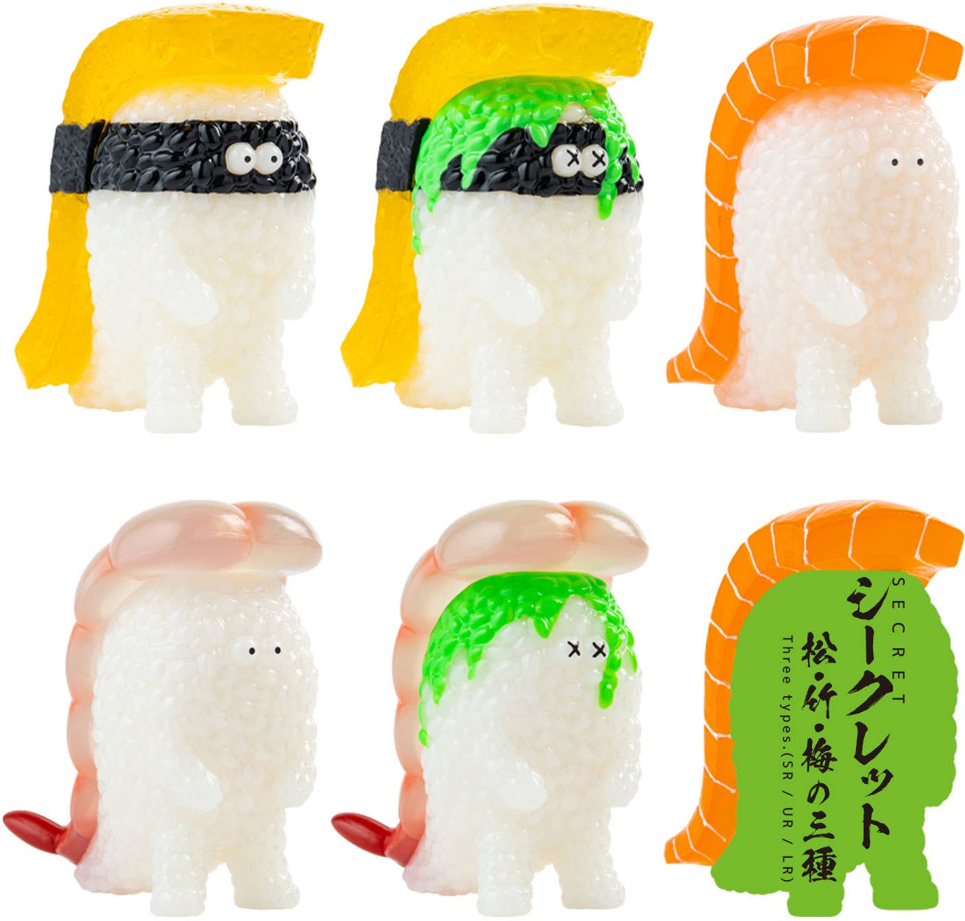 Sen-ti-nel SUSHI MONSTER SUSHI-L.A. 1/1 SCALE (SUSHI SIZE) FIGURE COLLECTION 2 (BOX/6) | 4571335884888
