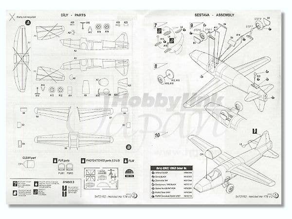 Special Hobby 1/72 Heinkel He 178 V-2 | 8594071081690