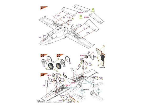 Special Hobby 1/32 T-2 Buckeye Red & White Trainer | 8594071083984