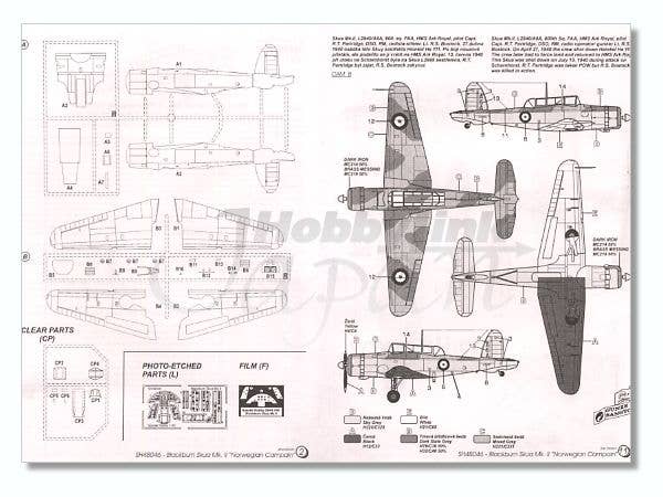 Special Hobby 1/48 Blackburn Skua Mk.ll | 8594071080419