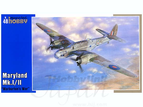 Special Hobby 1/48 Maryland Mk.l/ll Warburtton's War | 8594071082048