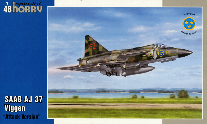 Special Hobby 1/48 SAAB AJ 37 Viggen Attack Version - Updated Edition | 8594071084820