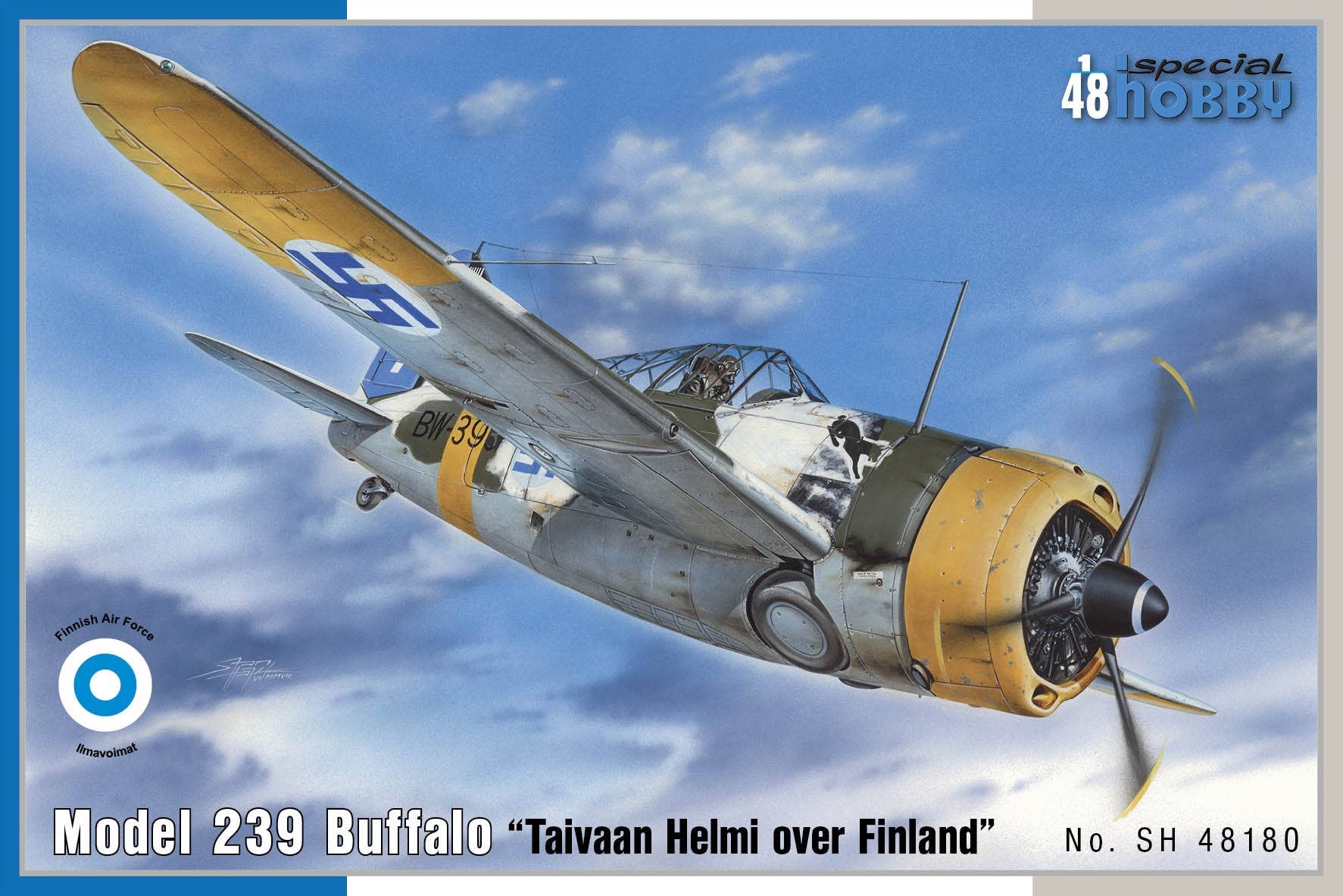 Special Hobby 1/48 Model 239 Buffalo 'Taivaan Helmi over Finland' | 8594071085773