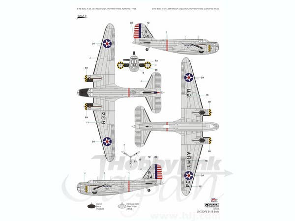 Special Hobby 1/72 B-18 Bolo Pre-War Service | 8594071083281
