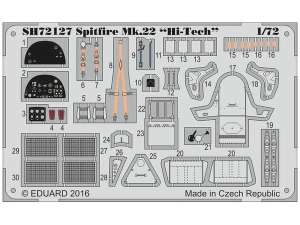 Special Hobby 1/72 Spitfire Mk.22 | 8594071085780