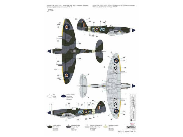 Special Hobby 1/72 Supermarine Spitfire Mk.24 'Last of Best' | 8594071083373