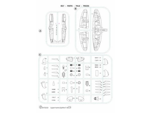 Special Hobby 1/72 Supermarine Spitfire Mk.24 'Last of Best' | 8594071083373