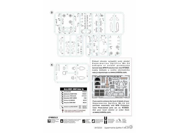 Special Hobby 1/72 Supermarine Spitfire Mk.24 'Last of Best' | 8594071083373