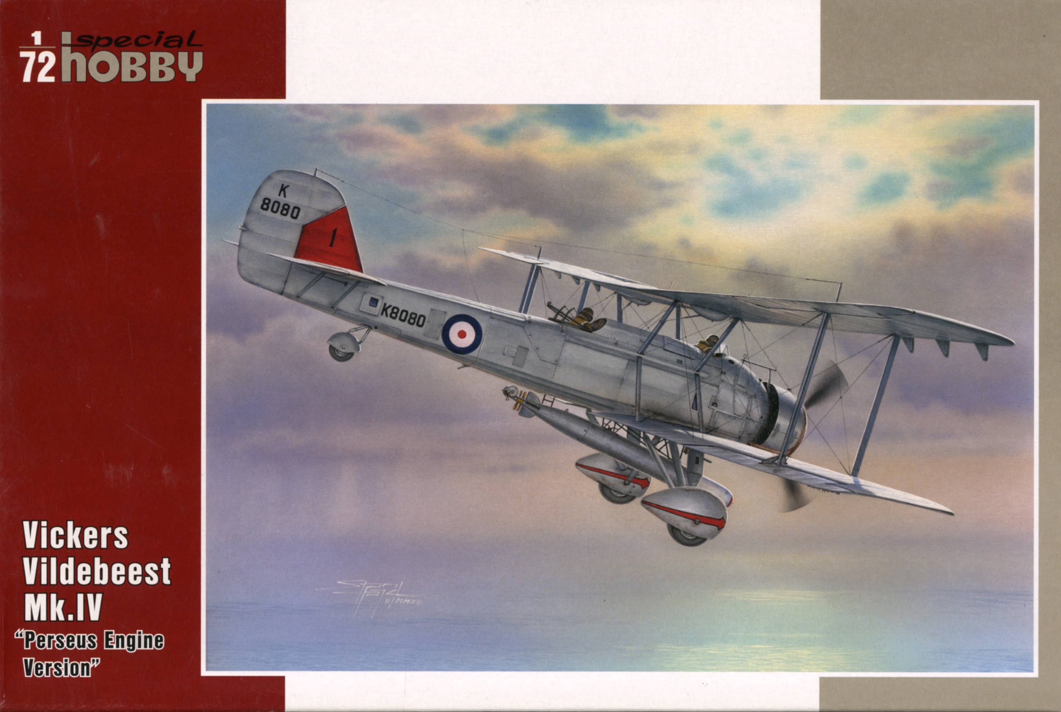 Special Hobby 1/72 Vickers Vildebeest Mk.IV Perseus Engine Vers | 8594071083724
