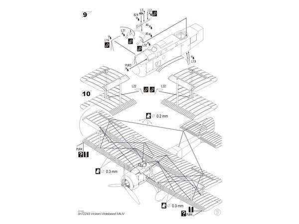 Special Hobby 1/72 Vickers Vildebeest Mk.IV Perseus Engine Vers | 8594071083724