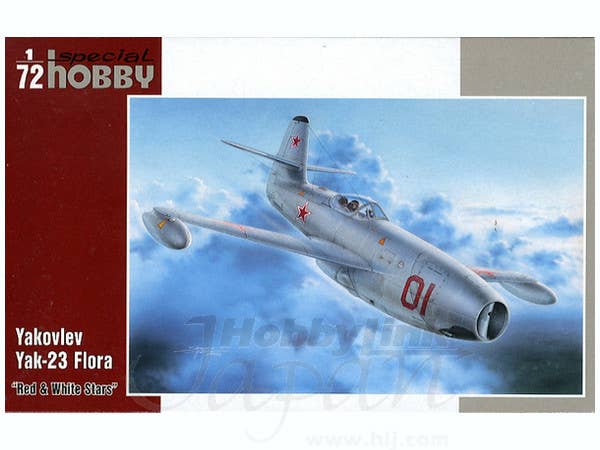 Special Hobby 1/72 Yakovlev Yak-23 Flora Red & White Stars | 8594071083311
