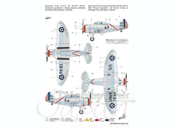 Special Hobby 1/72 P-35 Silver Wings Era | 8594071083526
