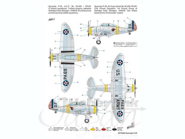 Special Hobby 1/72 P-35 Silver Wings Era | 8594071083526