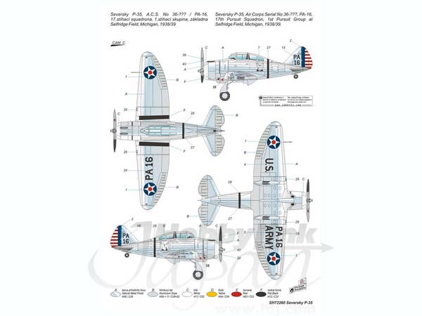 Special Hobby 1/72 P-35 Silver Wings Era | 8594071083526