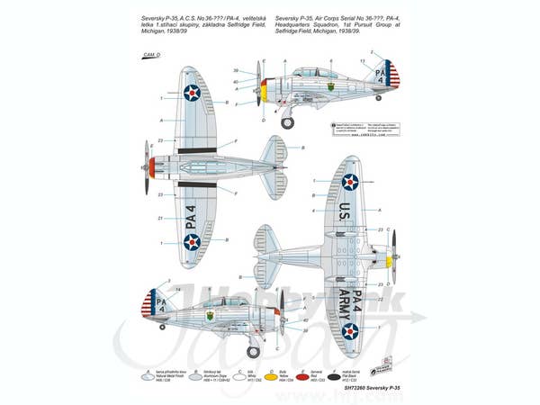Special Hobby 1/72 P-35 Silver Wings Era | 8594071083526