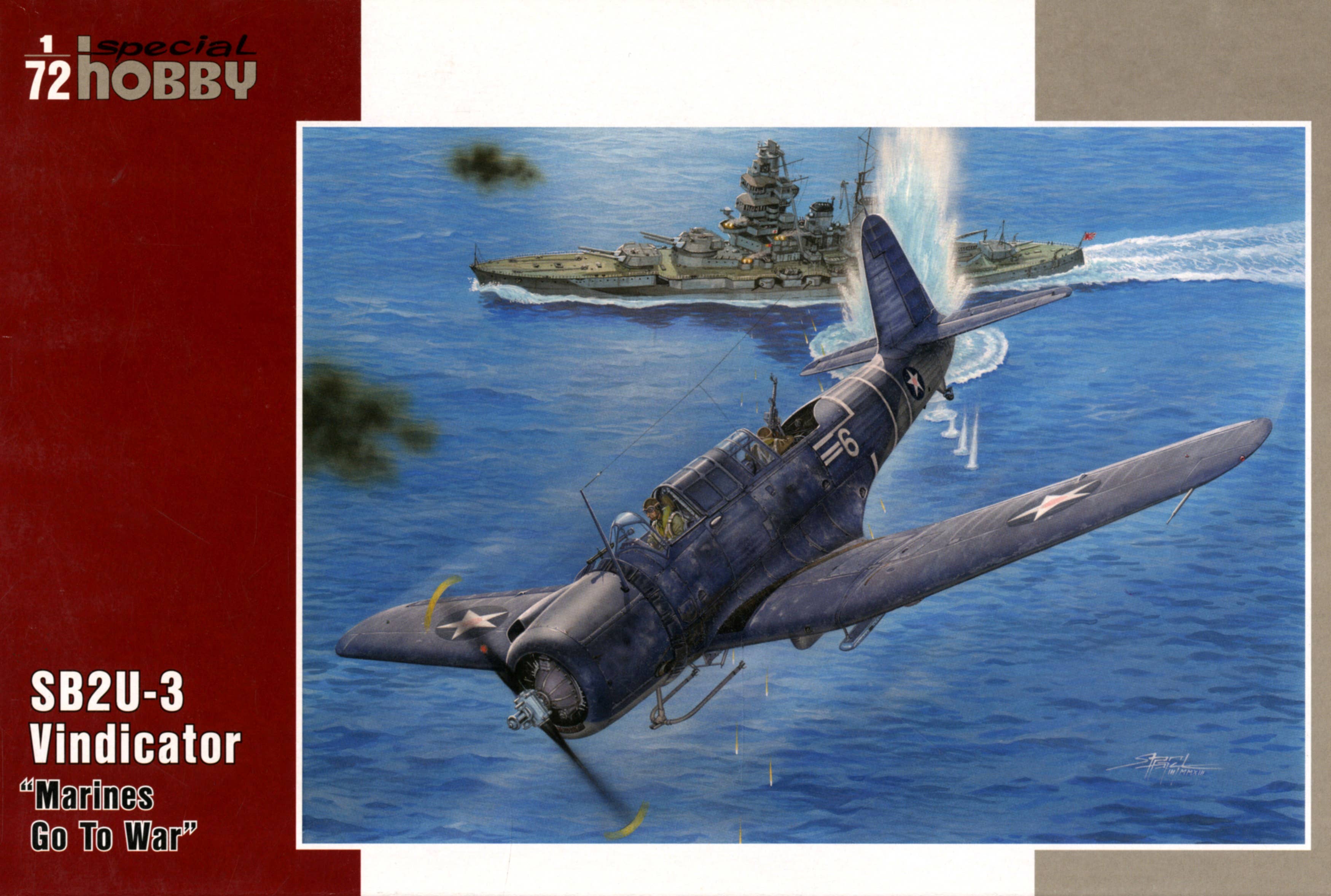 Special Hobby 1/72 SB2U-3 Vindicator 'Marines Go To War' | 8594071083731