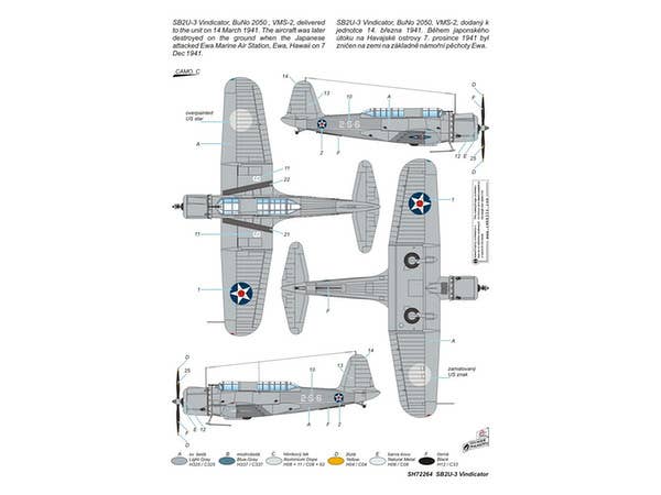 Special Hobby 1/72 SB2U-3 Vindicator 'Marines Go To War' | 8594071083731