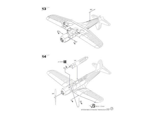 Special Hobby 1/72 SB2U-3 Vindicator 'Marines Go To War' | 8594071083731