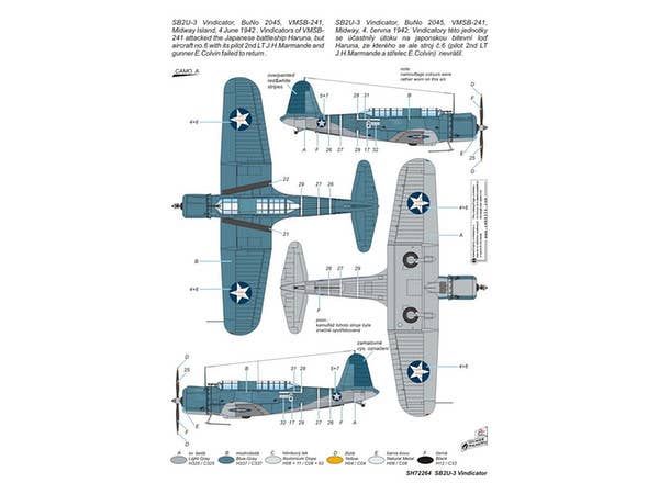 Special Hobby 1/72 SB2U-3 Vindicator 'Marines Go To War' | 8594071083731