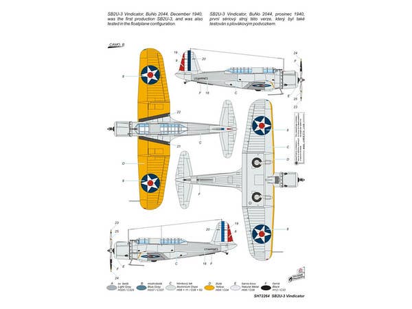 Special Hobby 1/72 SB2U-3 Vindicator 'Marines Go To War' | 8594071083731