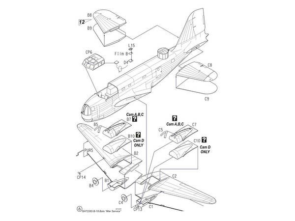 Special Hobby 1/72 B-18 Bolo WWII Service | 8594071083601